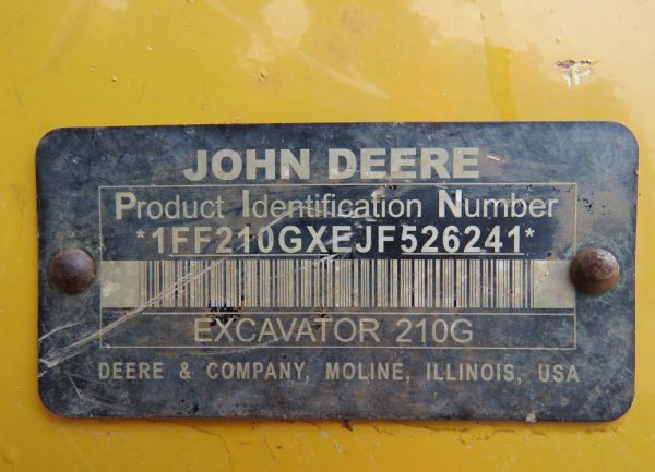 2018 John Deere 210G LC - Image 15